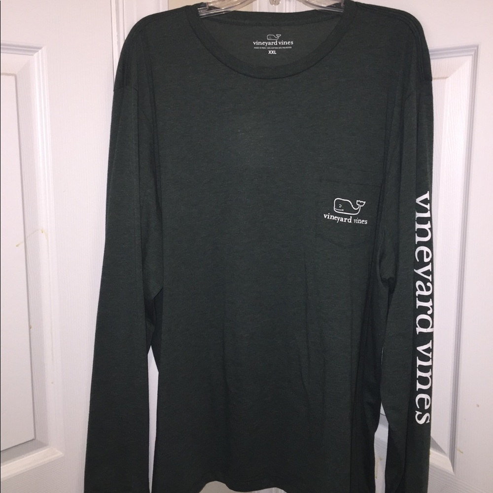 💚Hunter Green Vineyard Vines Long Sleeve Shirt 💚